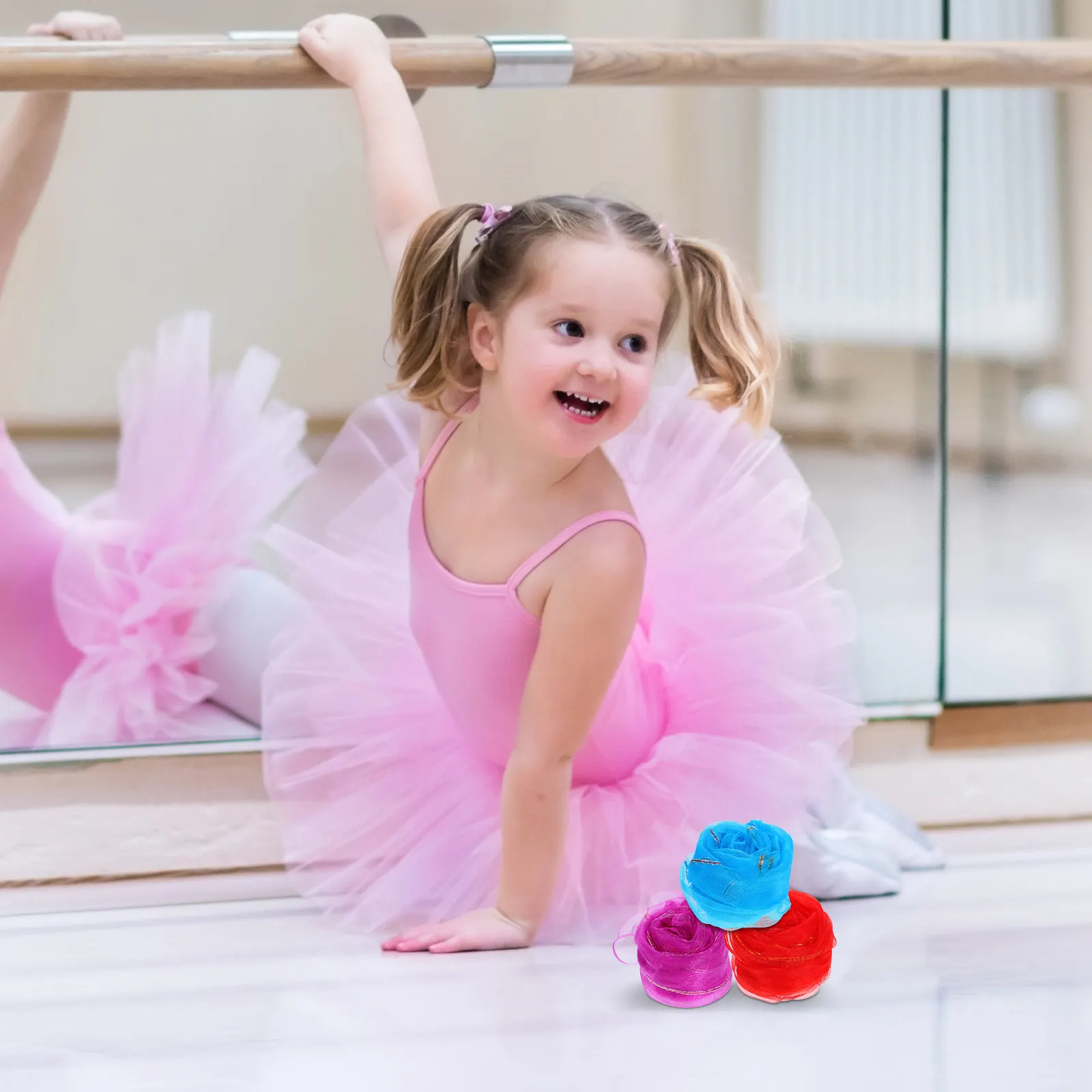 10Pcs Children's Play Scarves Soft Lightweight Candy Colors Dance Accessories for Kids Performance Juggling Practice