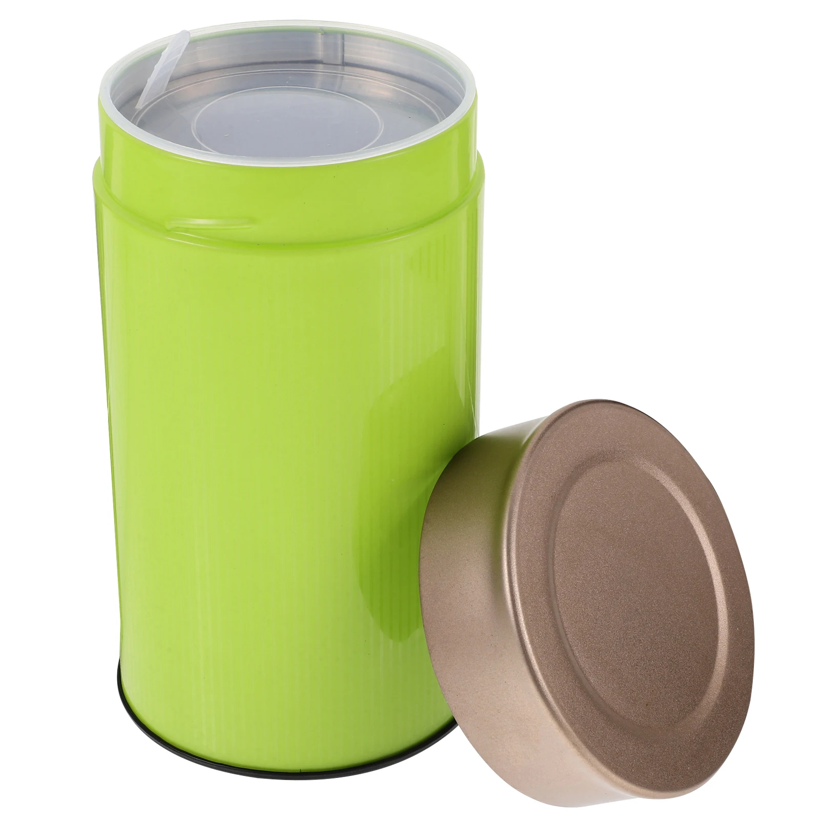 

Tea Canister Metal Airtight Tinplate Storage Jar for Loose Leaf Tea Coffee Candy Kitchen Organizer Canister with Airtight Lids