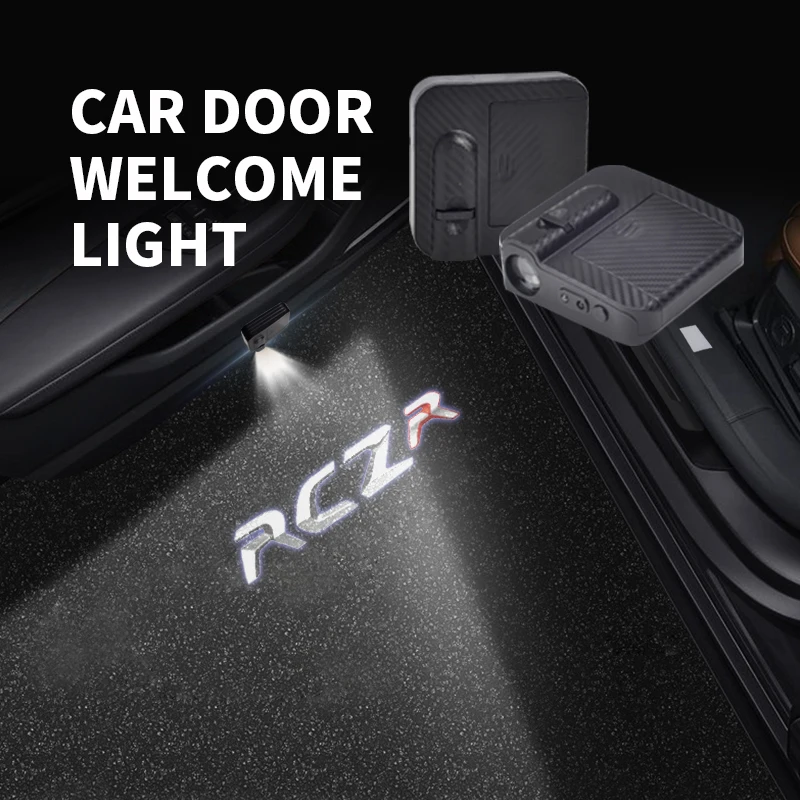 HD LED For Peugeot RCZ R Logo 206 2008 107 301 308 306 5008 307 207 208 3008 Car Door Courtesy Light HD Projector Welcome Lamp 