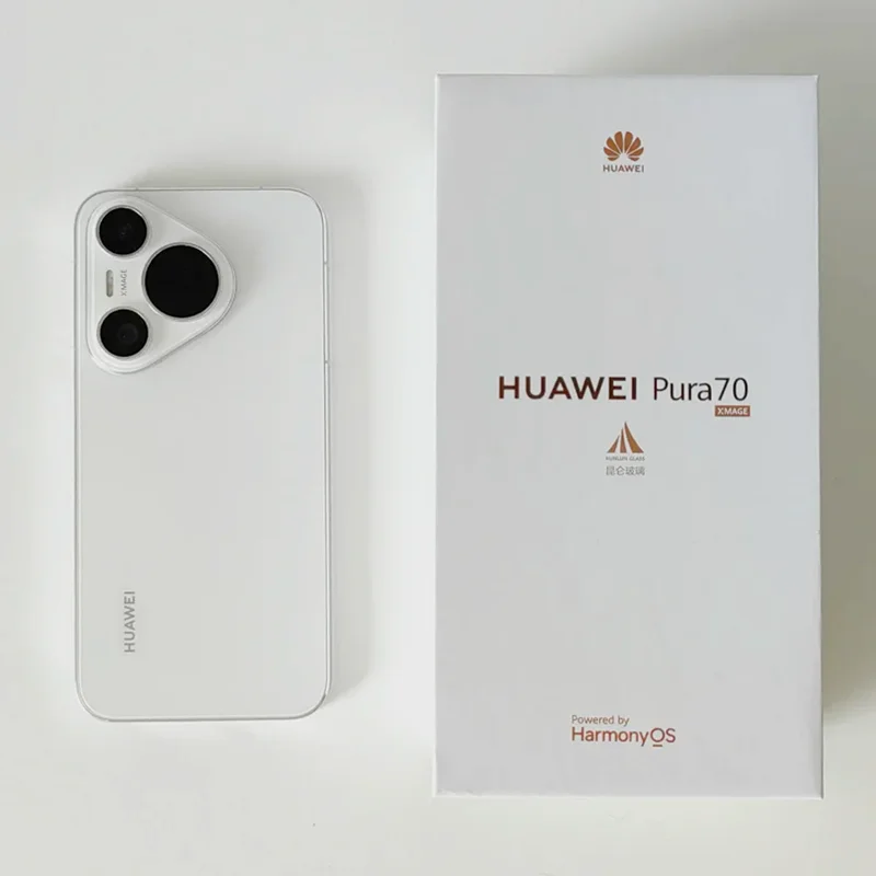 Nuovo Huawei Pura 70 5G Telefono Mobile 512GB ROM 6.6 "Kawlun Glass 2 Schermo Kirin 9010 Octa Core Batteria 4900mAh NFC HarmonyOS 4.2