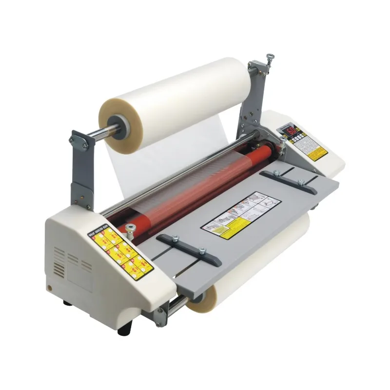 Double-sided adjustable speed manual a2 a3 a4 hot and cold laminator