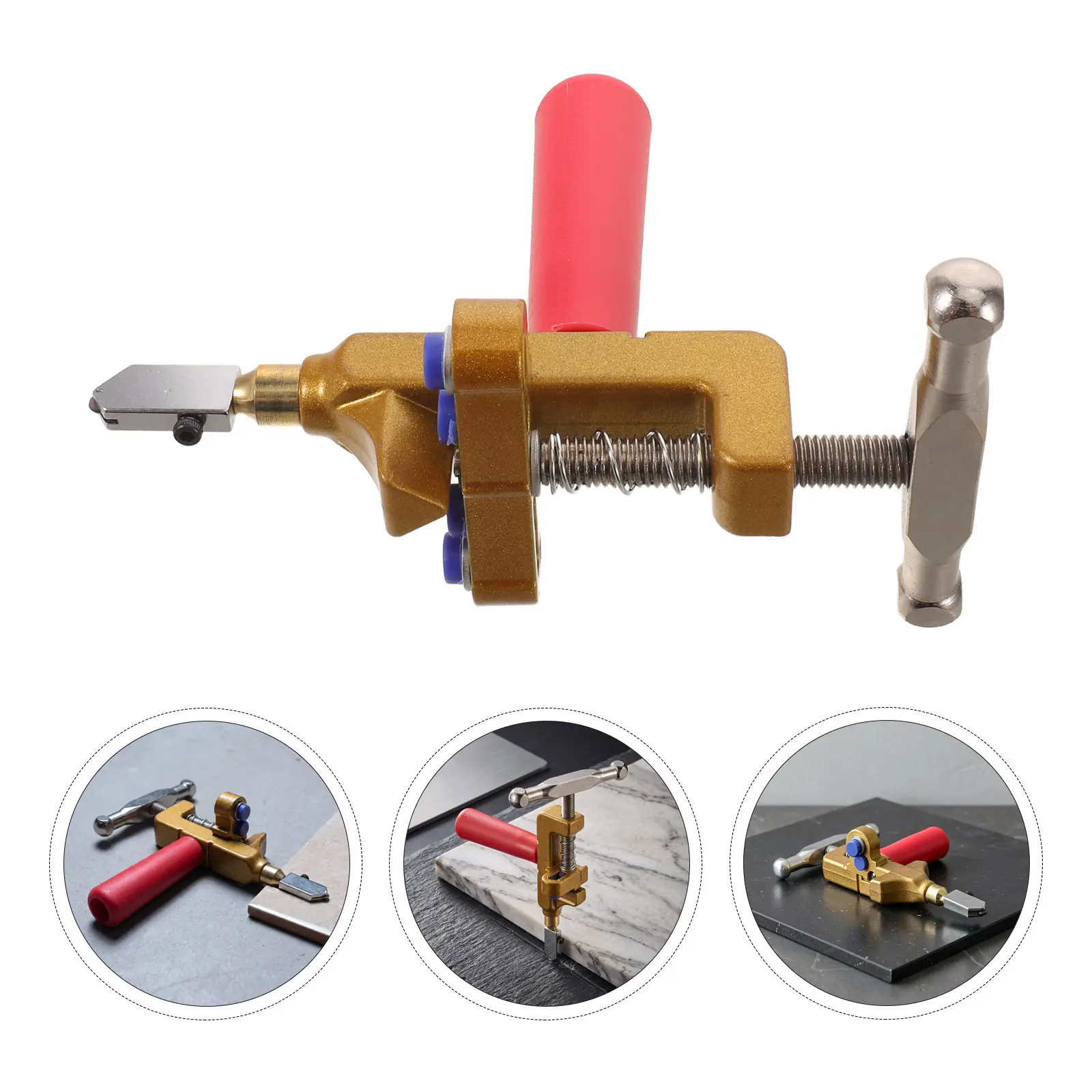 1Set Glass Tile Snap Pliers Ceramic Tile Cutter Ergonomic Handle Manual Score Snap Tool Stable Guided Cutting for Home