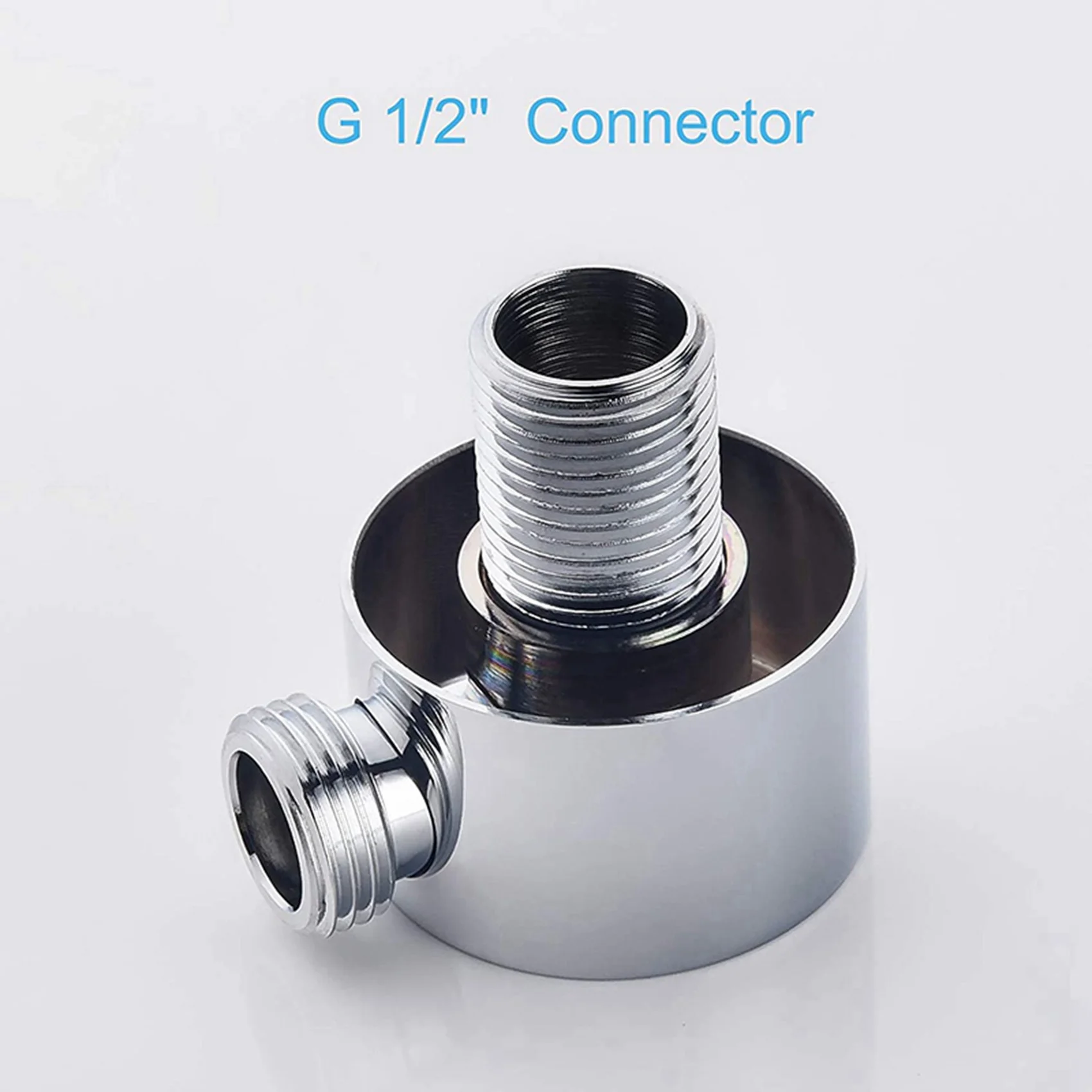 

ABXF-5X Настенное колено, латунное круглое настенное крепление, аксессуары для соединителя душевого шланга G1/2-дюймовый выпуск воды для душа-серебристый