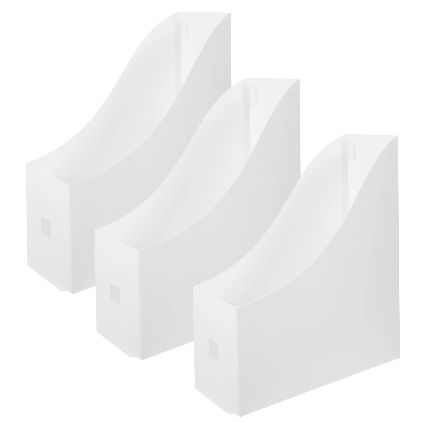 3Pcs Household Book Organizers Office Accessory Stylish File Holders Quick Easy Retrieval Desk File Organizer