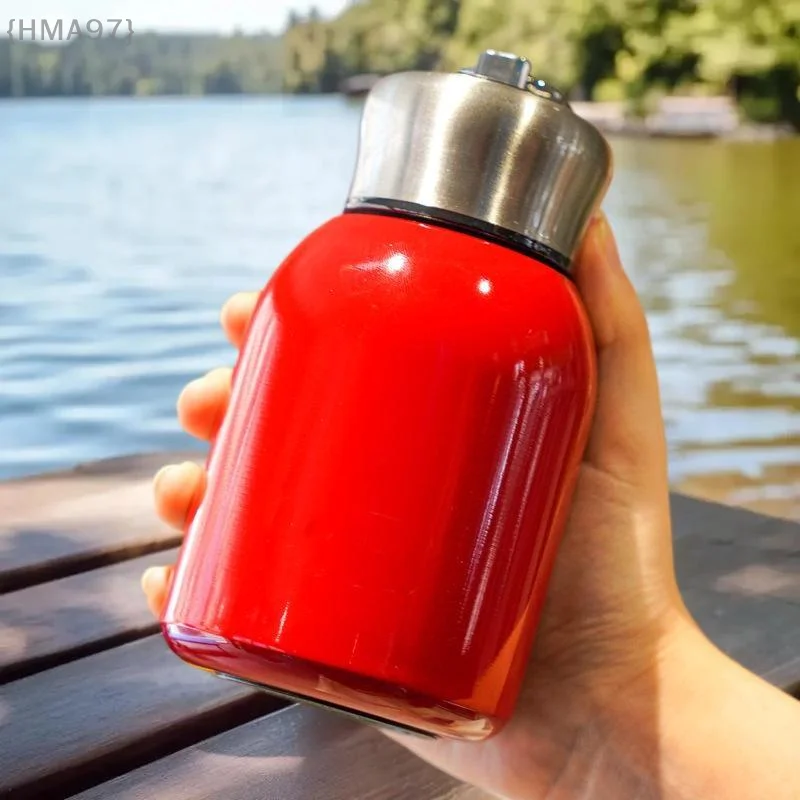 Frascos de vacío de café de 300ML, taza aislada de acero inoxidable, botella de agua de viaje portátil con tapas, tazas que mantienen las bebidas calientes o frías