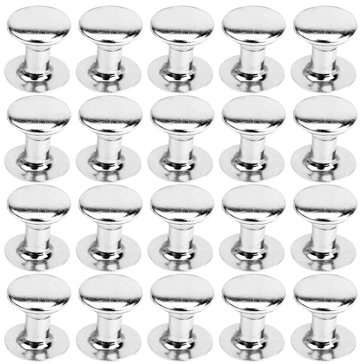 

100 Pcs Fittings Diy Bag Craft Supplies Decorative Rivet Rivets Metal Spikes Studs Mushroom Clothing for Metallic Parts