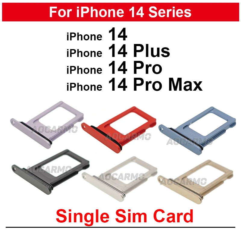 Vassoio Porta SIM Sostitutivo Per IPhone 14 E 14 Plus (versione Single SIM) – Con Anello Impermeabile E Tool Di Espulsione