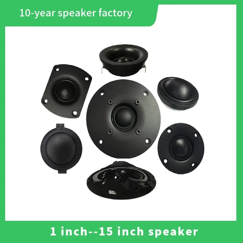 Best 54*70mm Neodymium-magnet Silk Dome Membrane 2.5 Inch 92DB RMS power 15W 4Ω/8Ω Optional Tweeters Speaker for Home/Car etc.