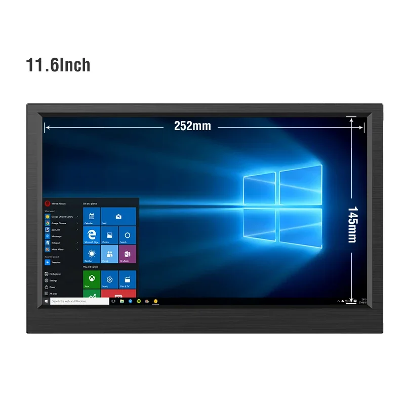 Anmite 11.6 Inch Portable Monitor HDMI-Compatible Laptop Second Screen Gaming Extended Display For Switch/PS4/Xbox/Raspberry Pi