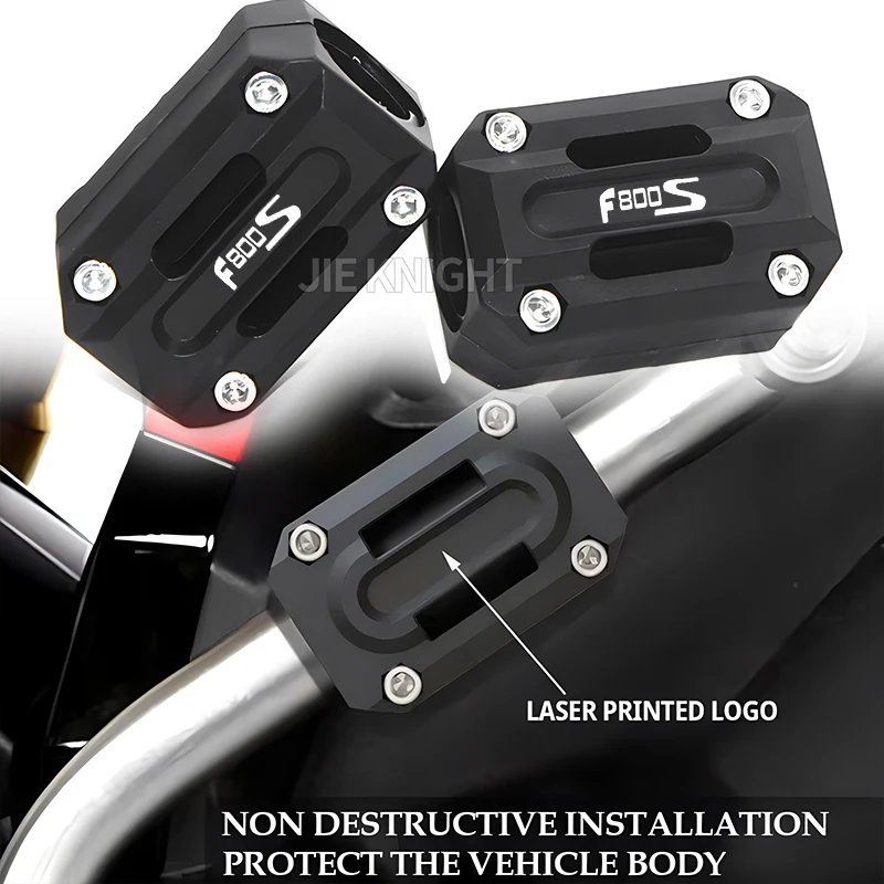 

FOR BMW F800S f800 S ADVENTURE Motorcycle Crash Bars Engine Bumper Protective Block 22MM 25MM 28MM Decorative Guard Block ﻿