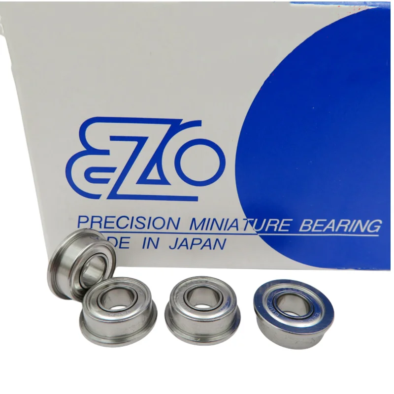 10pcs original EZO flange bearing F684ZZ F685ZZ F686ZZ LF-940ZZ LF-1150ZZ LF-1360ZZ 4*9*4 5*11*5 6*13*5 mm 684 685 686 flanged