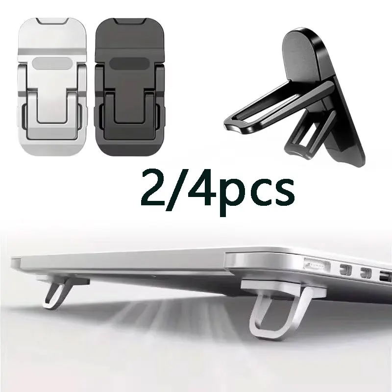 1/2 Pair Laptop Stand Computer Keyboard Holder Foldable Mini Size Computer Support adjustable Holder Spacesaving Desk Laptop
