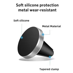 ZK20 -Automagnetunterstützung Luftbeatmung Smartphone Mobiler Support GPS -Support für jedes Telefon 6 Hauptverkäufe Put - №2