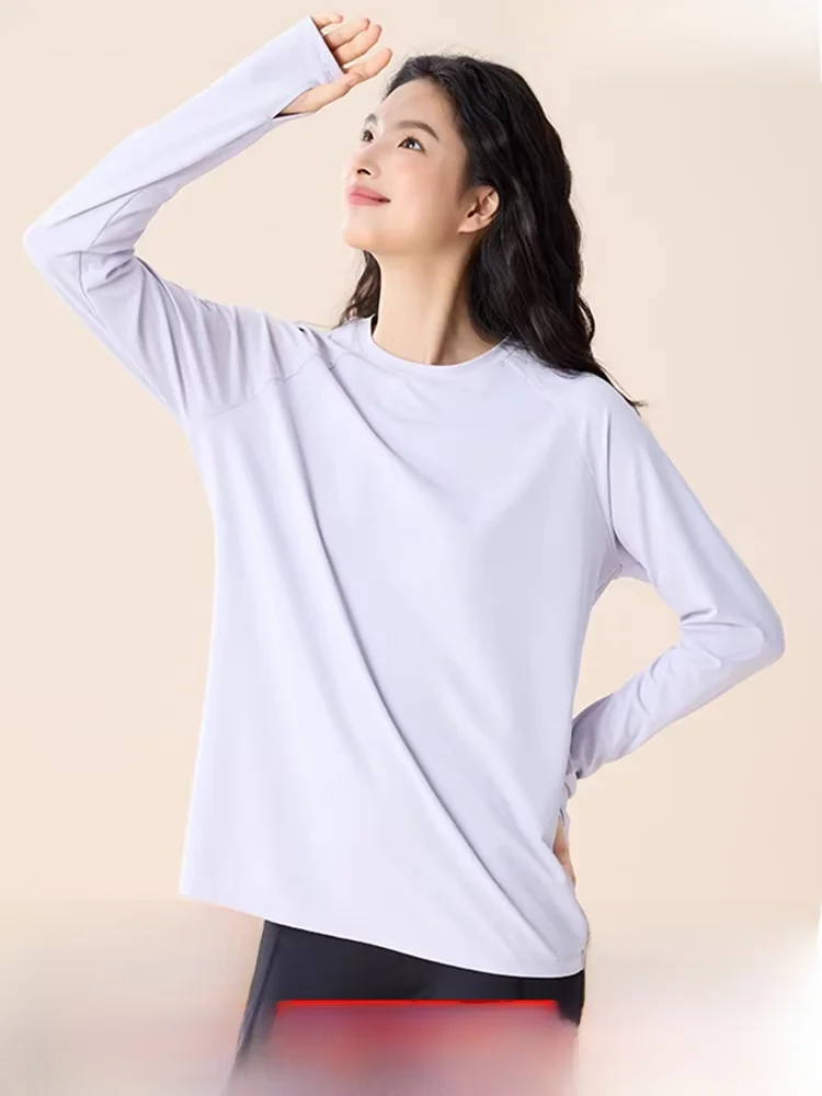 

Sofisir X, весна 2026, круглый Ne Long Sve Fitn Sport Base irt, женский эластичный топ для бега, повседневный свободный крой