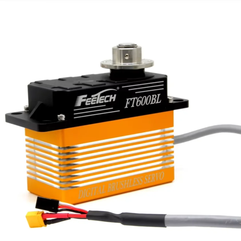 

Feetech сервопривод 24 В 600 кг цифровой 180 градусов магнитное кодирование алюминиевая стальная шестерня бесщеточный сервопривод для RC БПЛА комплект дронов/роботики