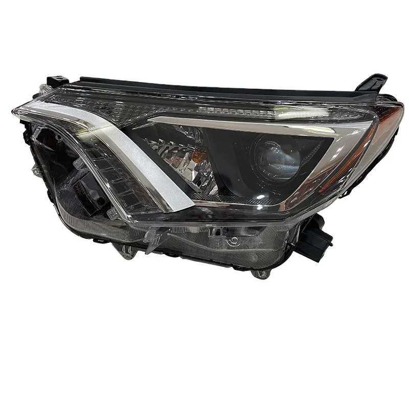 Auto Headlight  Plastic Headlights for Low Configuration USA RRAV4 16-18 Year