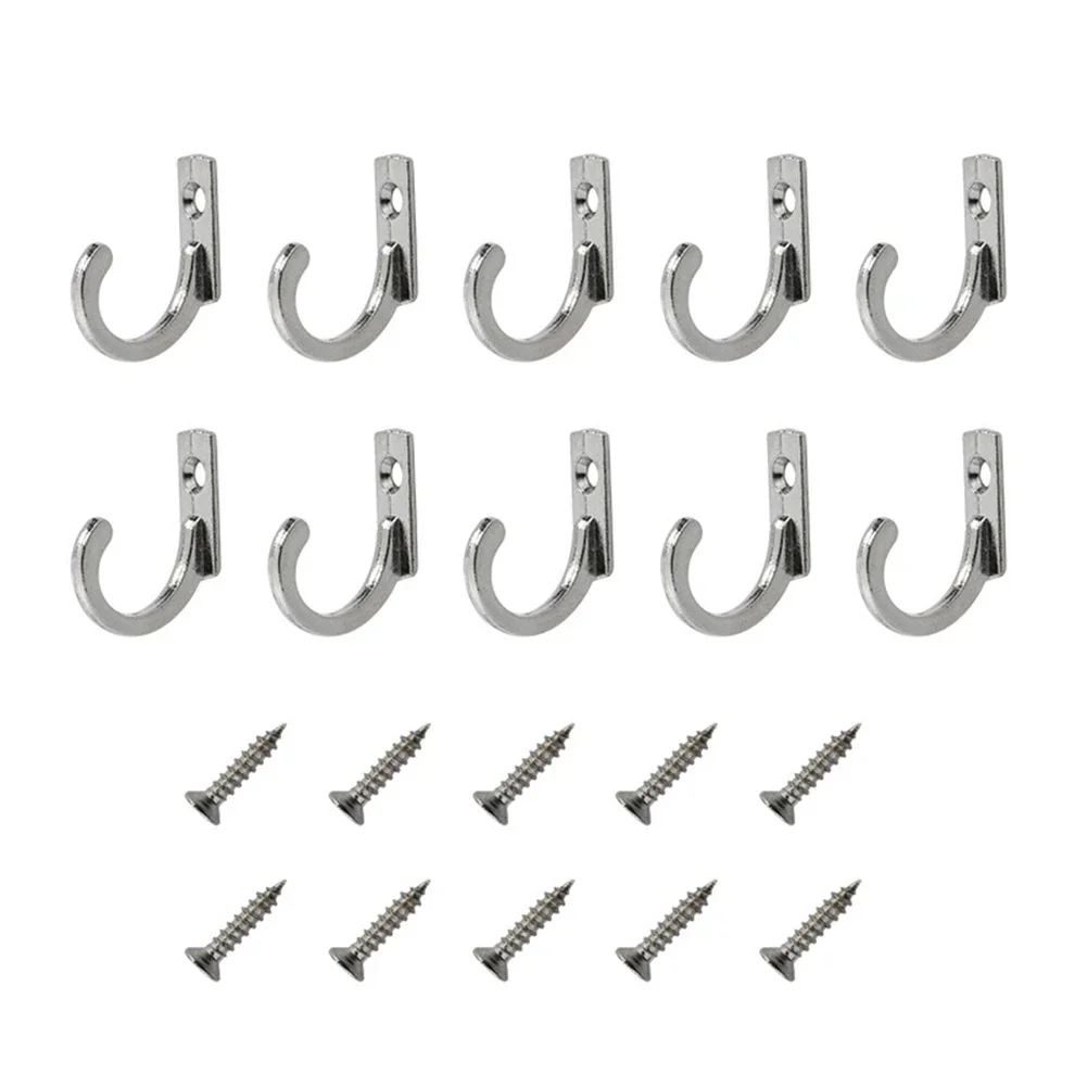 10 Pcs Vintage Hat Coat Door Hooks Wall Mounted Zinc Alloy Hook Hanger Home PRE