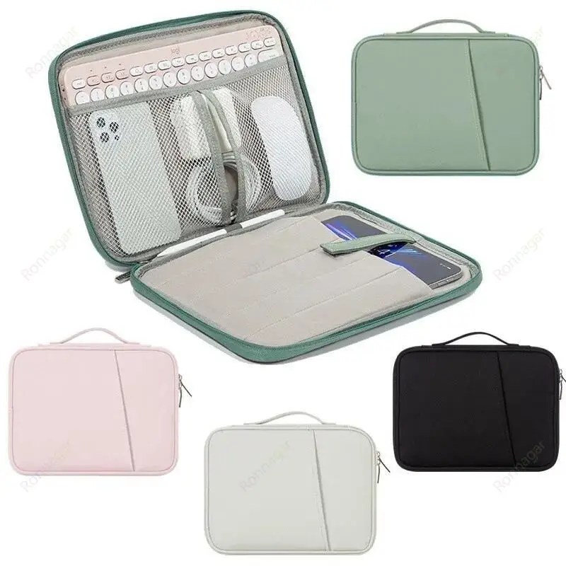 Handbag Case for iPad 11 M3 2024-2020 iPad pro 13 inch Air4 5 10.9'' Bag Sleeve Cover iPad Pro 12.9 9th 10th 10.2'' 10.5'' Bags