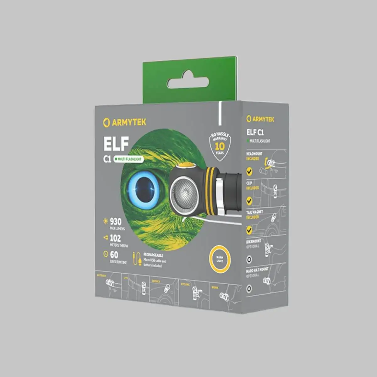 Armytek-elf c1 type-c elf,5 in 1