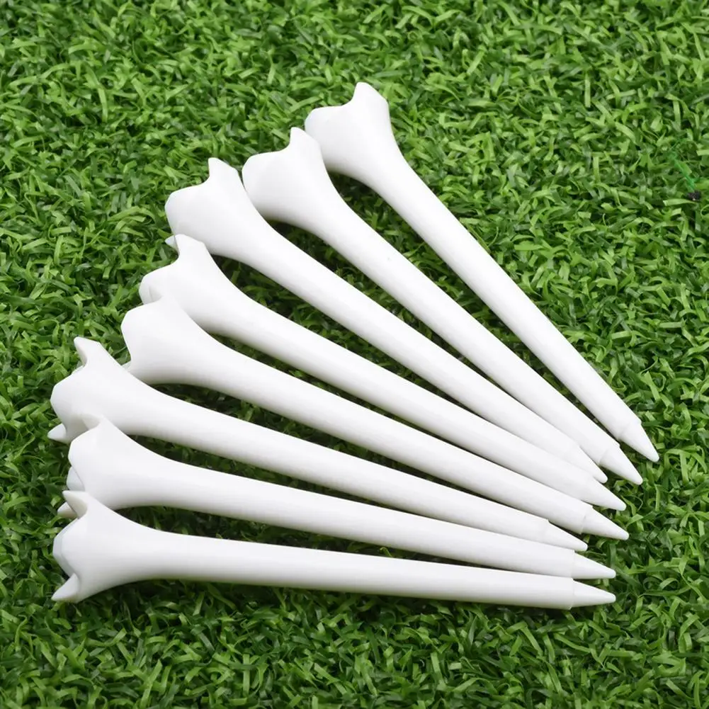 Kunststoff Golf Tee reibungs arme Golf Tees Premium wieder verwendbare Golf Tees hohe Stabilität niedrige Reibung Training für lange Leistung