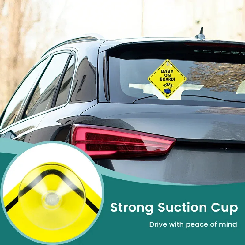 Baby Car Mirror for Rear Facing Infant with Wide Crystal Clear View, Shatterproof, Adjustable, Crash Tested Car Rearview Mirror