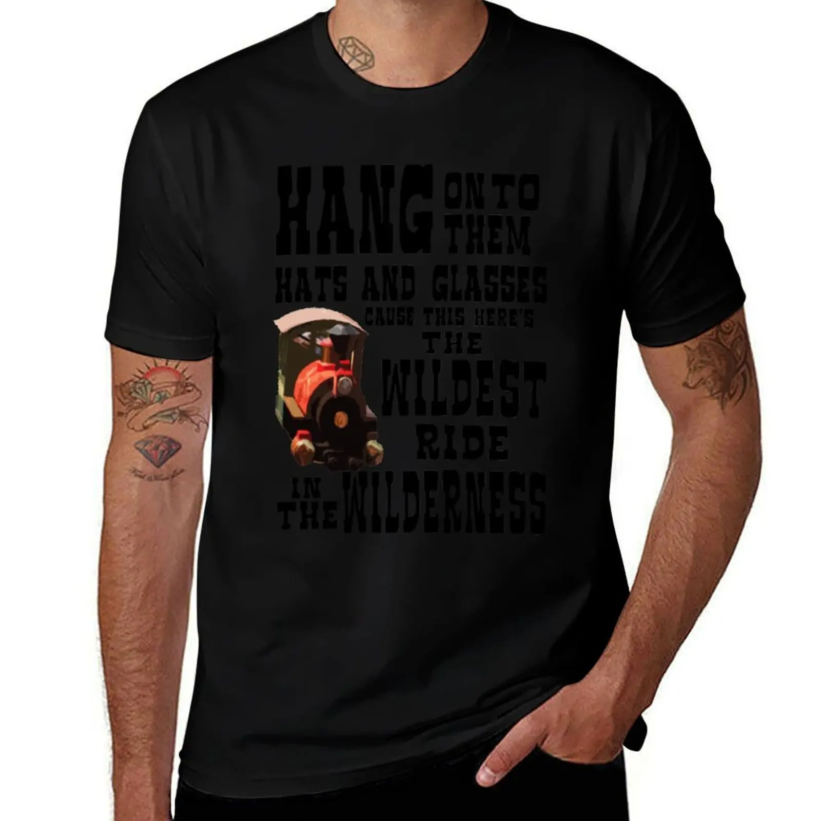 

Thunder Mountain Railroad T-Shirt Casual Daily Wear Short Sleeve Top