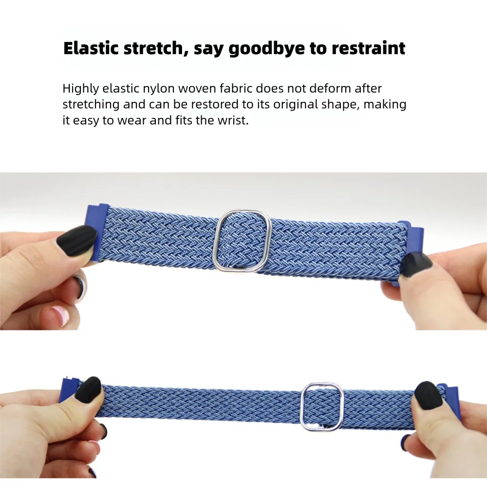 Elastic Braided Strap For Huawei Watch D2 Bracelet Quick Release Breathable Nylon Replacement Sport Smart Watch Band Man Woman