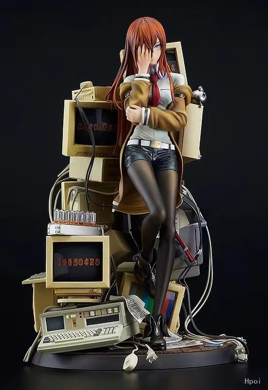 Original GSC Steins Gate Makise Kurisu reading steiner Anime Figure PVC Collectible Model Toys Gifts Ornaments Desktop