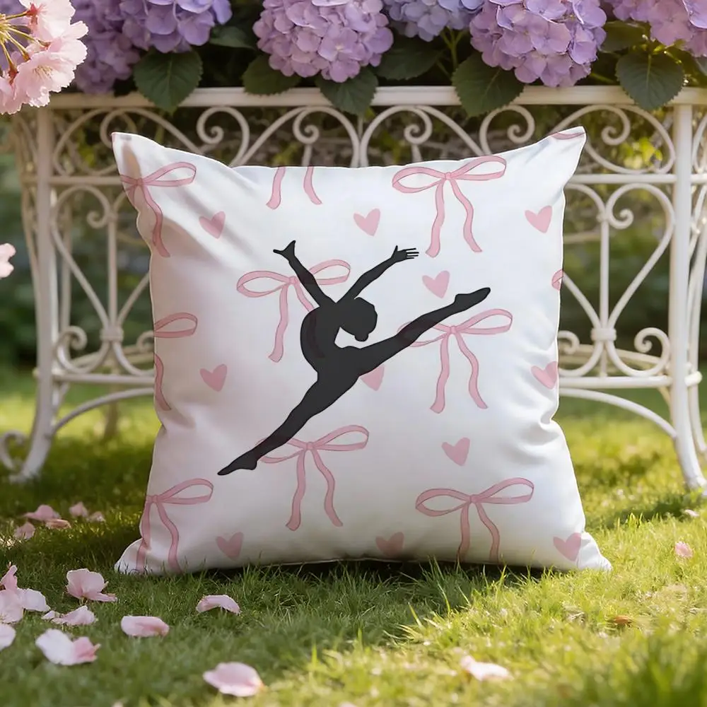 dance steps Cushion Cover Home & Car Dual-Scene Pillow Cover: Reversible for Premium Comfort