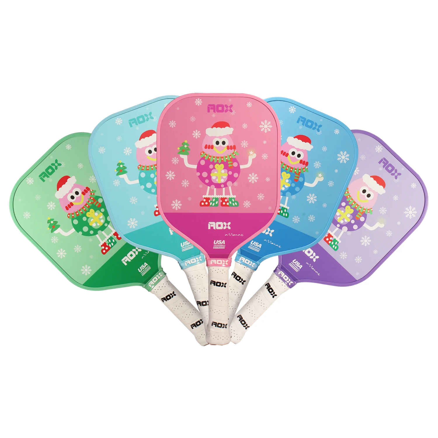 Arronax Kids Pickleball Paddles, Cute with Small Grip,Lightweight, 10mm PP Core, Fiberglass Cold Press Rackets, Child-Size