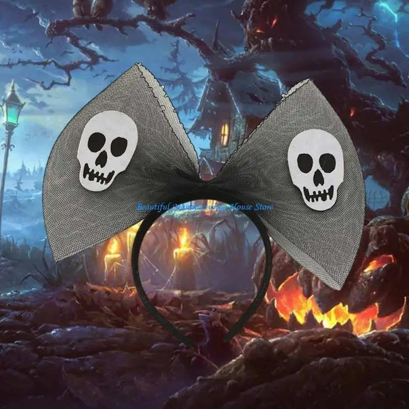 E56A Halloween kostuum hoofdbanden Halloween Cosplay Party Pompoen Spinnen