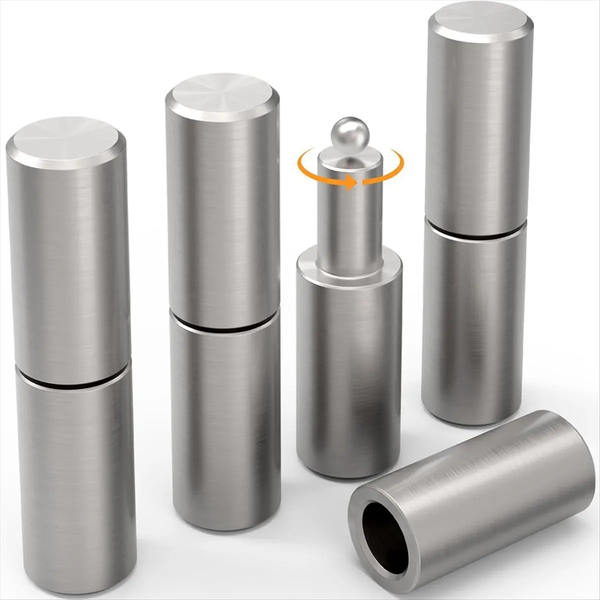 MALL Weldable Hinges 4Inch,4⅛ X 1 Inch Heavy Duty Gate Hinges,Weld on Hinges for Iron Door,Metal ,Ball Bearing