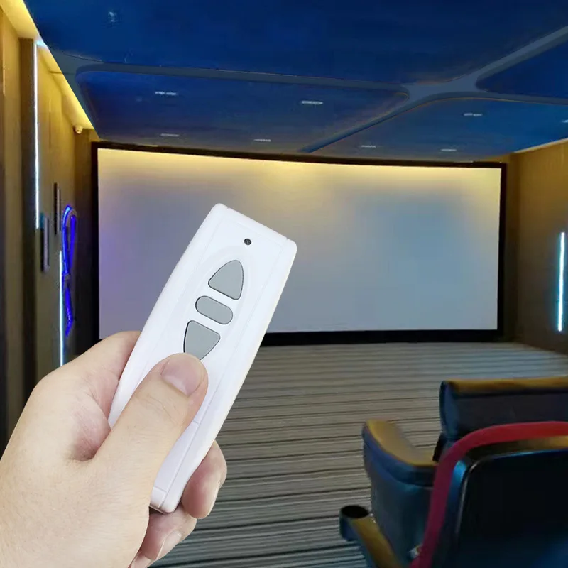 2025年オリジナル広電圧電動プロジェクションスクリーンワイヤレスRFリモートコントロールスイッチリレーモジュール無線受信機送信機