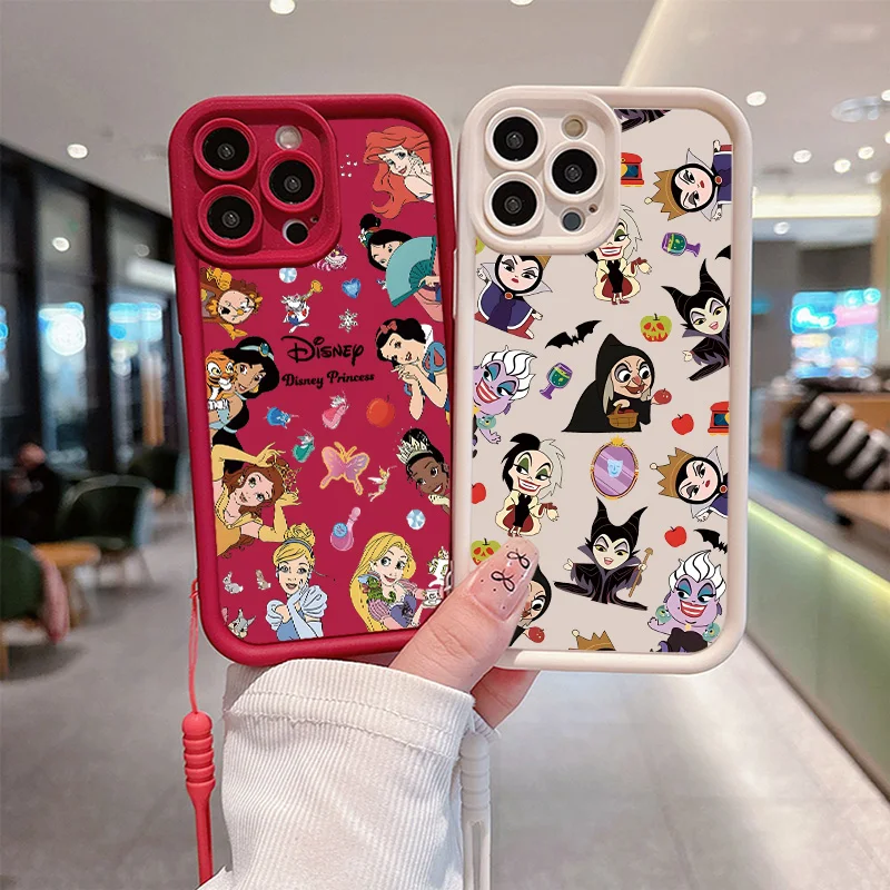 Disney, принцесса, злодеи, светлые глаза для OPPO A9, A16, A98, A94, A78, A76, A36, A74, A54, A72, A92, A53, A55, A57, A58, чехол