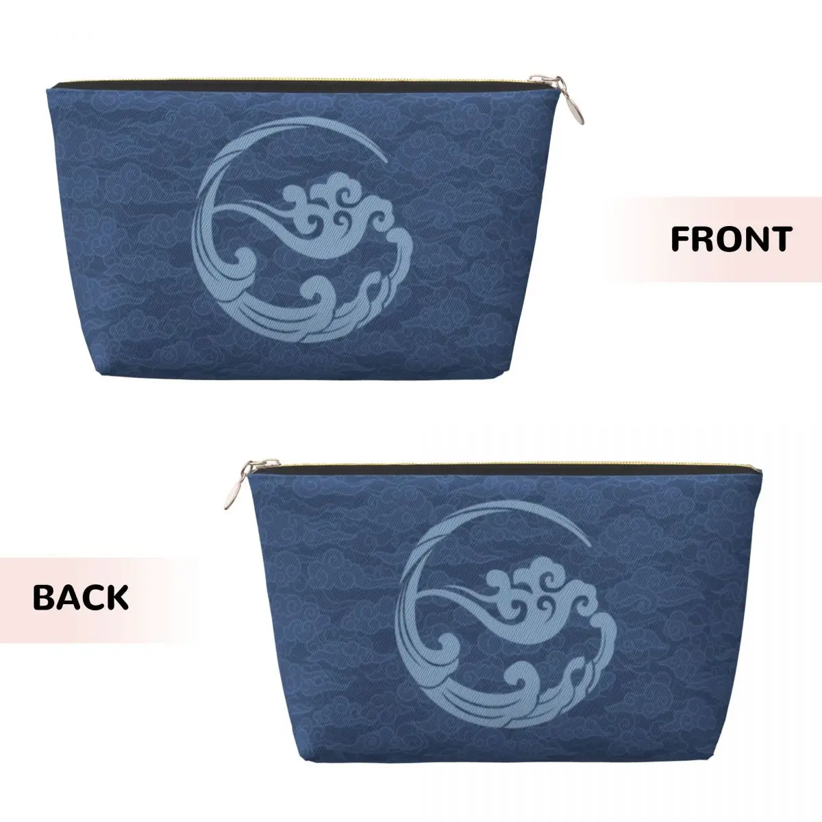 Custom Gusu Lan Sect The Untamed Toiletry Bag for Women Wei Wuxian Cosmetic Makeup Organizer Lady Beauty Storage Dopp Kit Box