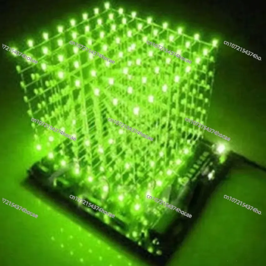 3D8 Light Cube DIY Kit (573 + 2803 + 5a60s2) 8 * 8 * 8 Light Cube Kit, send materials
