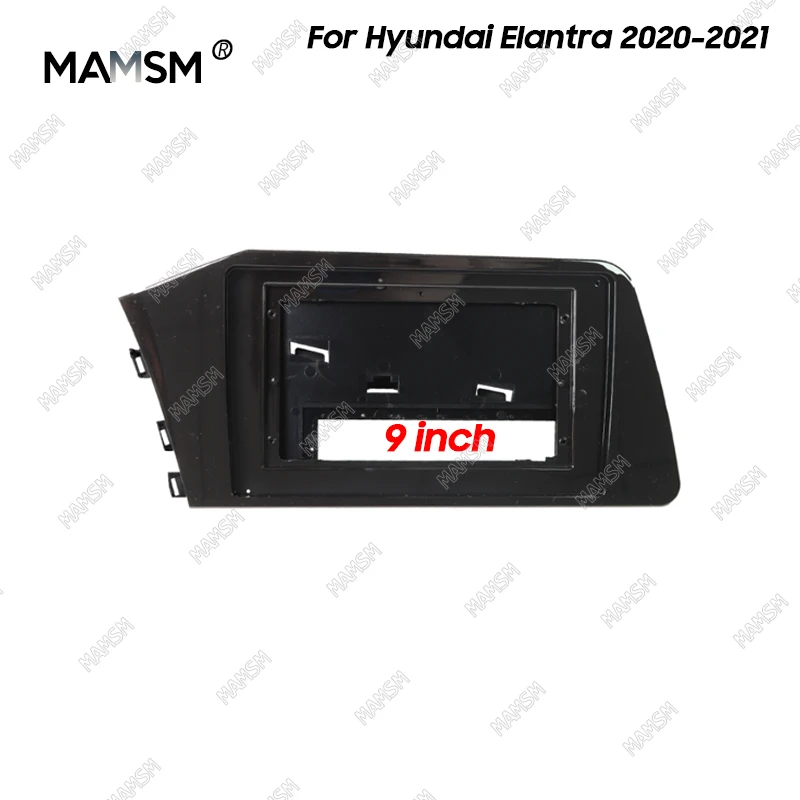 MAMSM Car Frame Fascia Adapter Android Big Screen Radio Fitting Panel Kit For  Hyundai Elantra 2020 2021 9 inch 10 inch