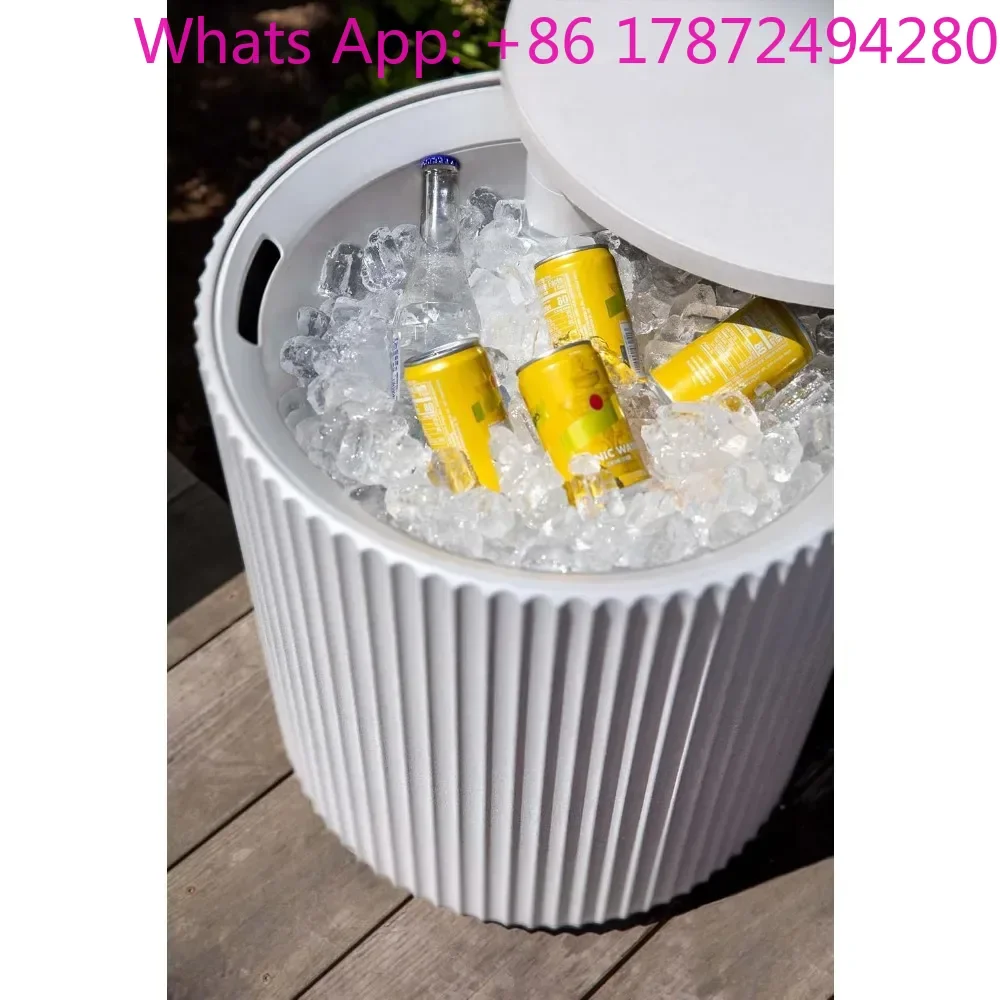 Outdoor Cooler Side Table - Designed for use as Side Table, Patio Decor and Outdoor Bar