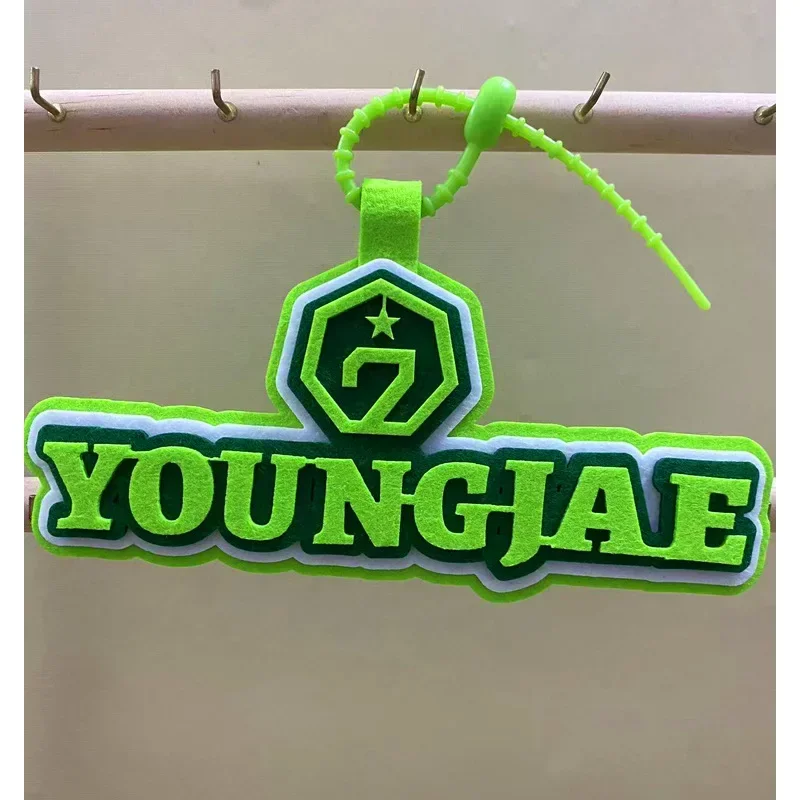 IDOLS GOT7 Keychain Luggage Pendant Non Woven Backpack Keyring Jay B JinYoung Jackson BamBam YoungJae Fans Collection Gift