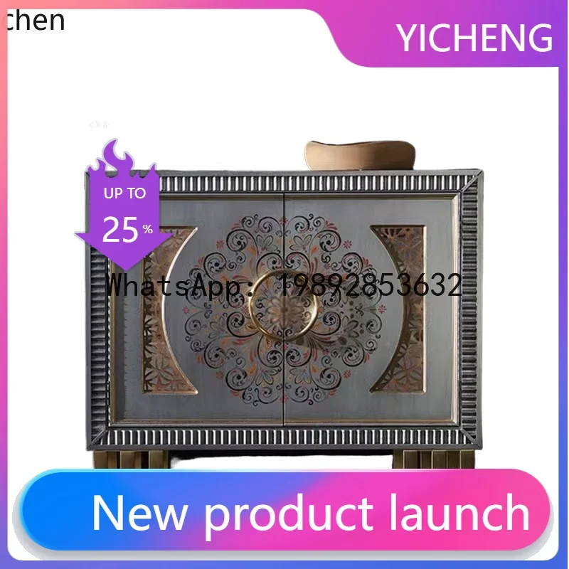 

X1 porch cabinet entrance foyer light luxury decorative storage side cabinet corridor decorative shoe cabinet