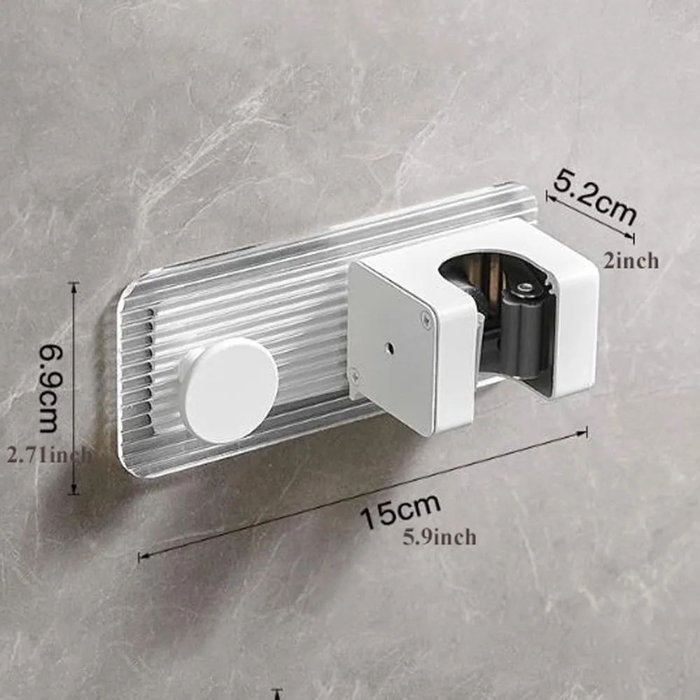 عبوتان من منظم الممسحة على الحائط مع خطافات للمطبخ والمرآب وغرفة الغسيل وتخزين غرفة النوم