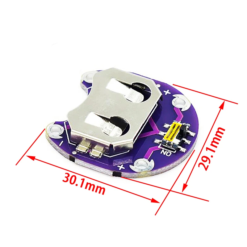 LilyPad Coin Cell Battery Holder CR2032 Battery Mount Module for arduino DIY KIT