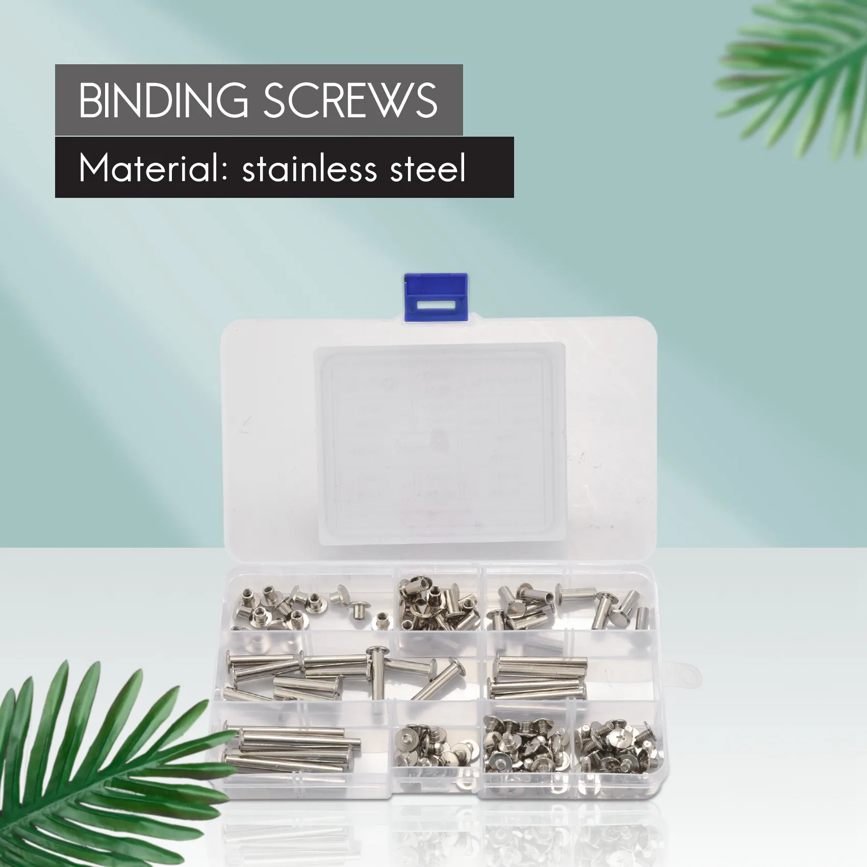 

Набор в ассортименте с винтами Chicago для переплета кожаных поделок своими руками (120 шт., M5)-TFBC