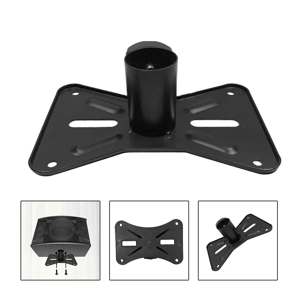 Rotatable 35mm Metal Mount Tray Tripod Pole For DJ Speaker Stand Adapter Top Cap Holder Pro Audio Equipment Accessories