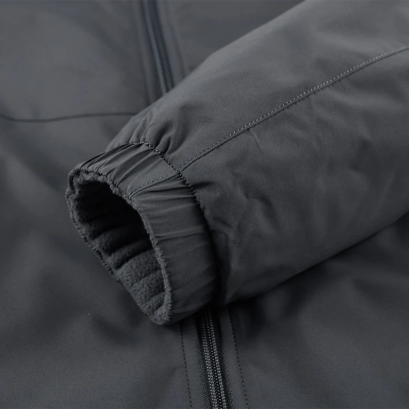 Abrigo Polar de doble cara para hombre, chaqueta gruesa con cuello levantado para jóvenes, camisa holgada de talla grande, otoño e invierno, 2024