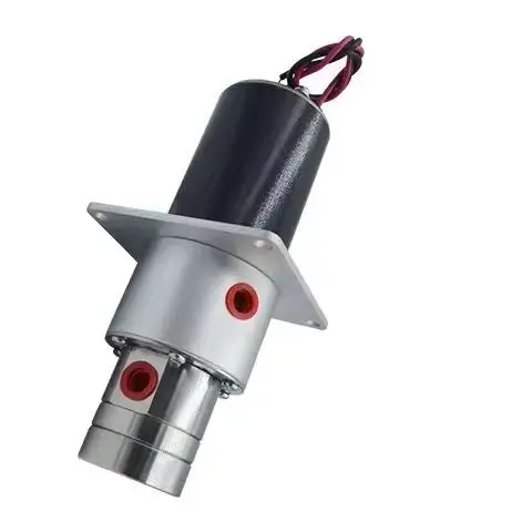 SOVOFLO MG209XP02B10 Electric Gear Pump DC 24V Magnetic Drive Stainless Steel Gear Pump 3LPM for Viscous Fluid 0-100℃ 0-3000CPS