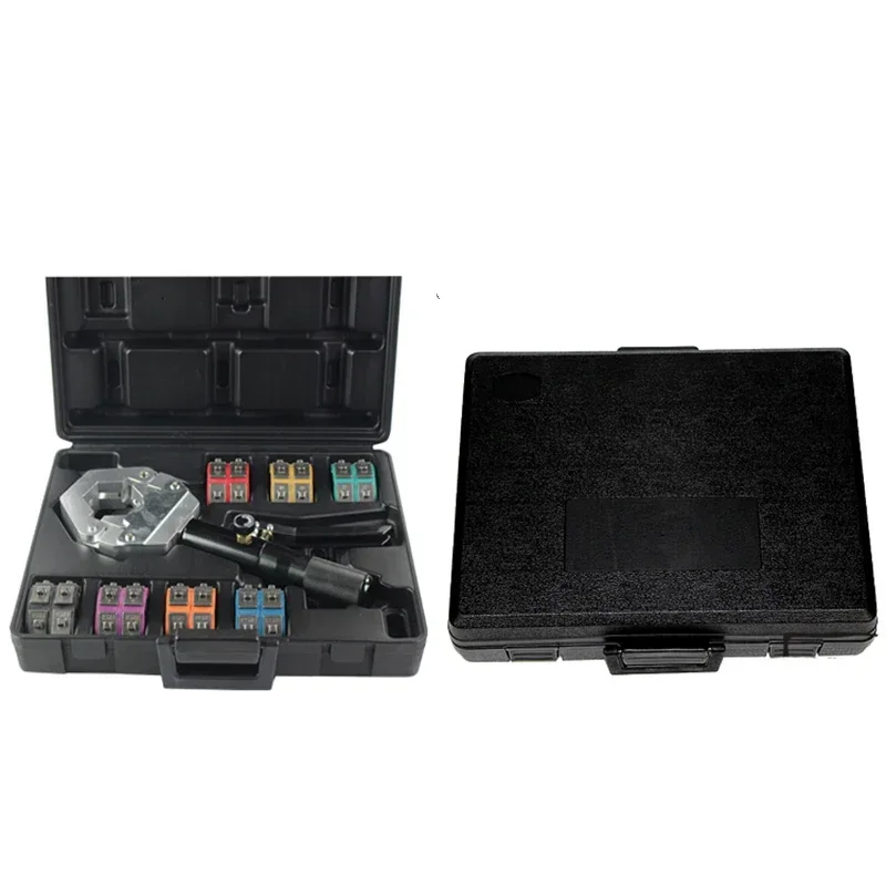 New Small Portable Pipe Pressing Machine For Air Conditioner Manual Hydraulic Pressing Clamp Pipe Pressing Machine For Air Condi