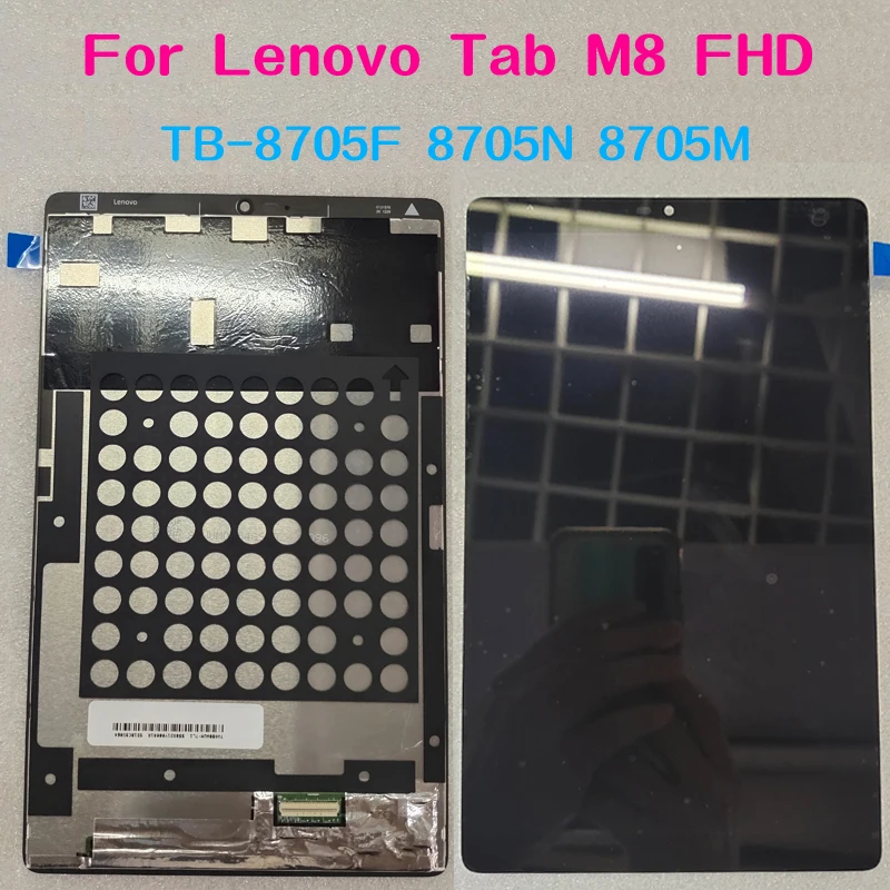 Imagem -02 - Substituição do Conjunto do Digitador da Tela Sensível ao Toque Display Lcd Lenovo Tab m8 Fhd Tb8705f Tb9705n Tb-8705m Tb-8705 Aaa Mais 80 Polegadas