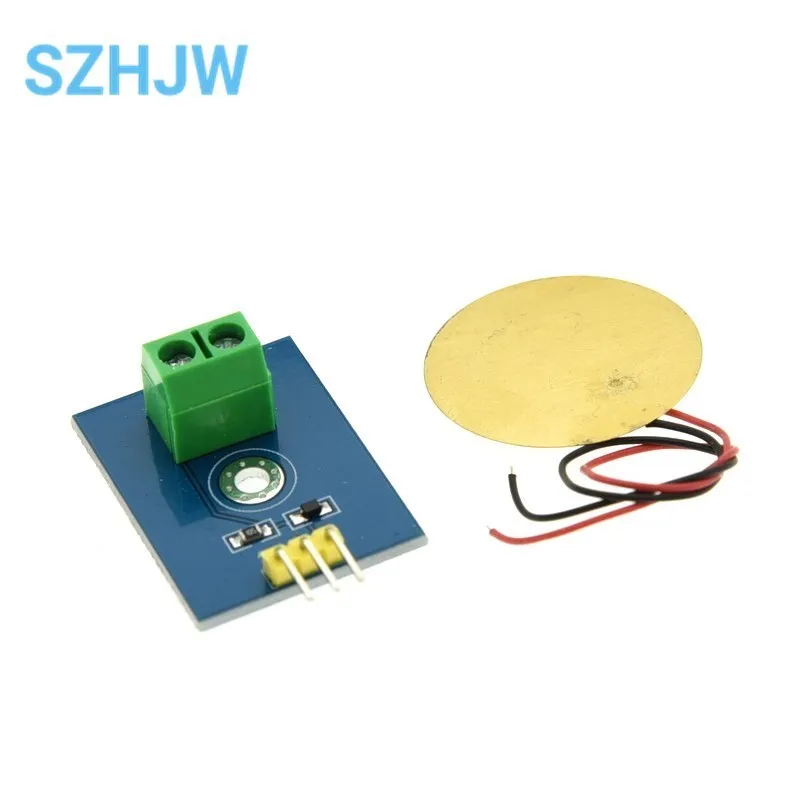 DIY KIT 3.3V/5V ceramiczny moduł czujnika wibracji Piezo kontroler analogowy zestaw komponentów elektronicznych czujnika do Arduino UNO R3