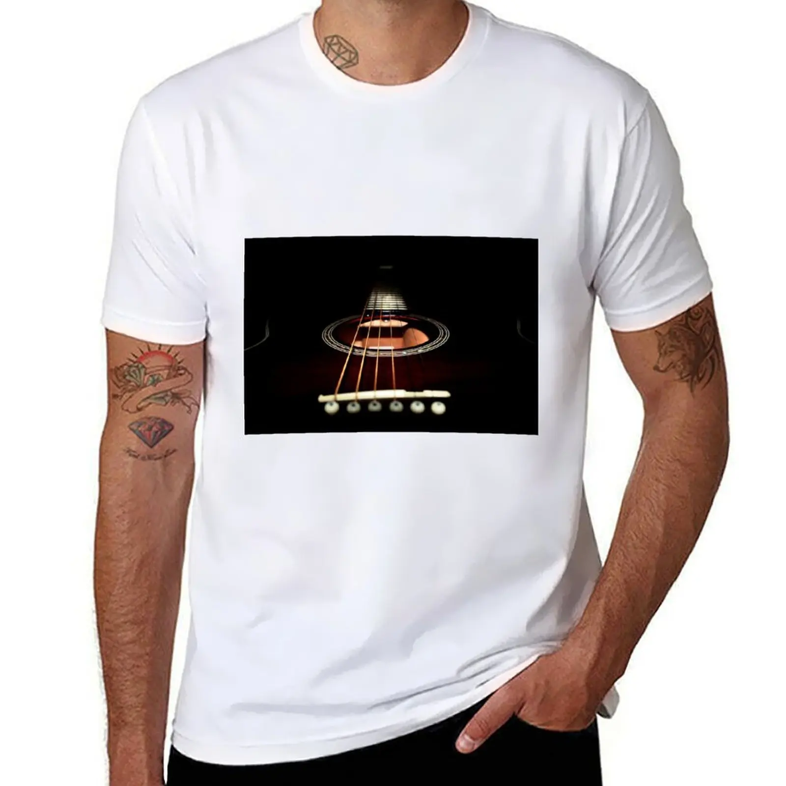 

Acoustic Guitar Detail T-Shirt t shirt man designer funny t shirts cotton T-Shirt